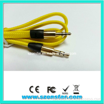 3.5mm Male to Male Audio Cable with Mesh